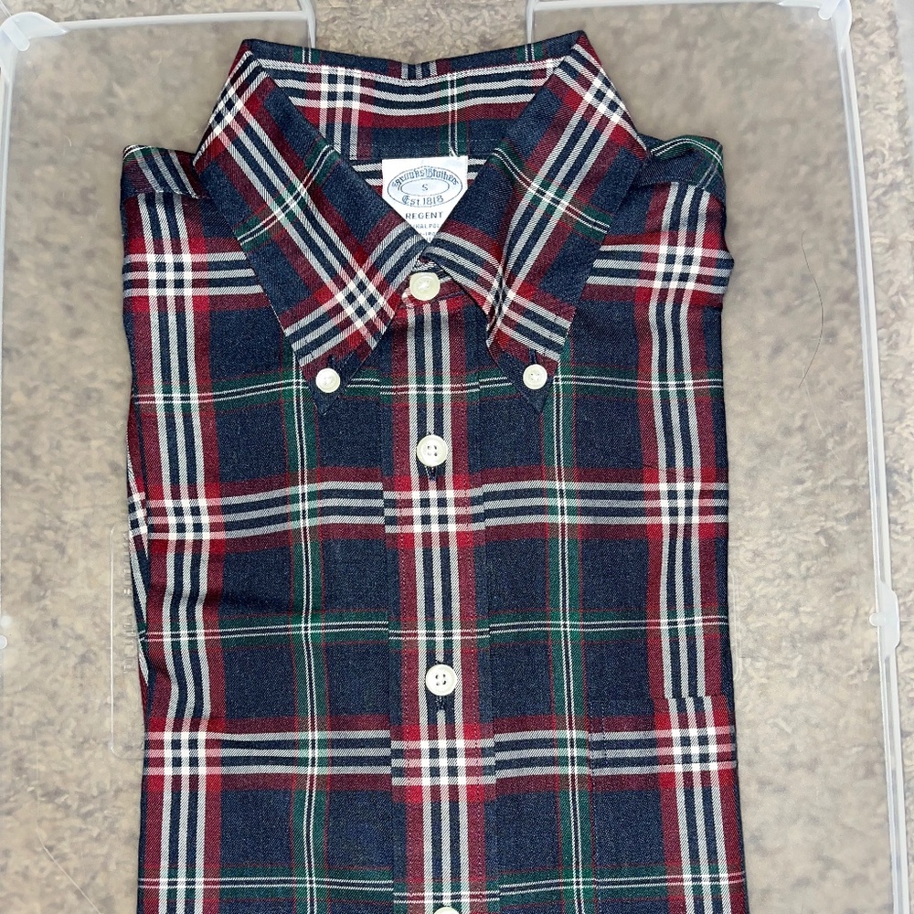 Brooks Brothers Signature Tartan Sport Shirt